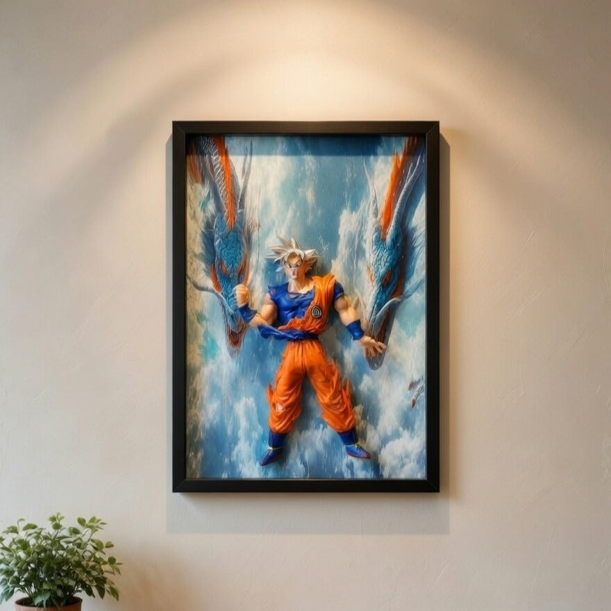 Goku Action Figure Frame