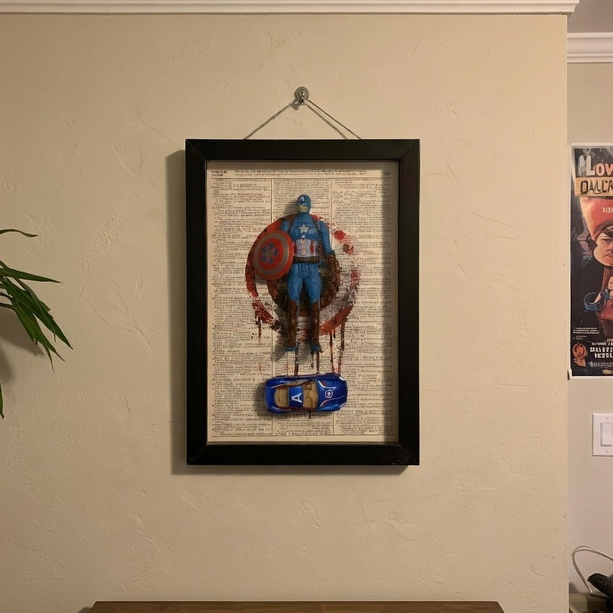 Captain America Action Figure Frame