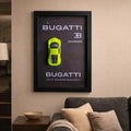 Bugatti Chiron Die-Cast Metal frame